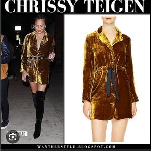Sandro velvet dress